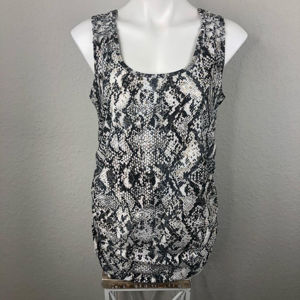 INC Snake Skin Top